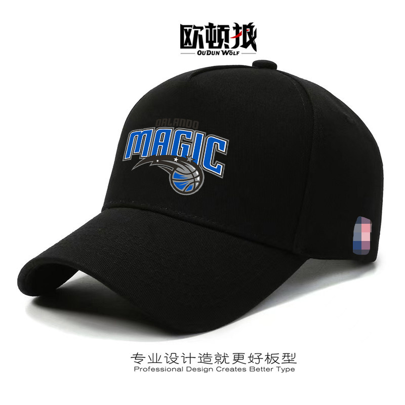 Bóng rổ Orlando Magic Mũ bóng chày nam thể thao thông thường chống nắng và che nắng mũ mỏ vịt