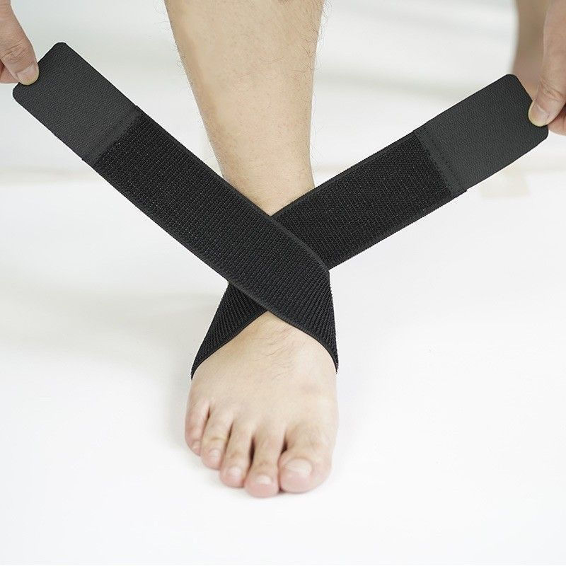 TQ~Elastic bandage ankle strap, foot strap, double-ended Velcro elastic self-adhesive bandage for le