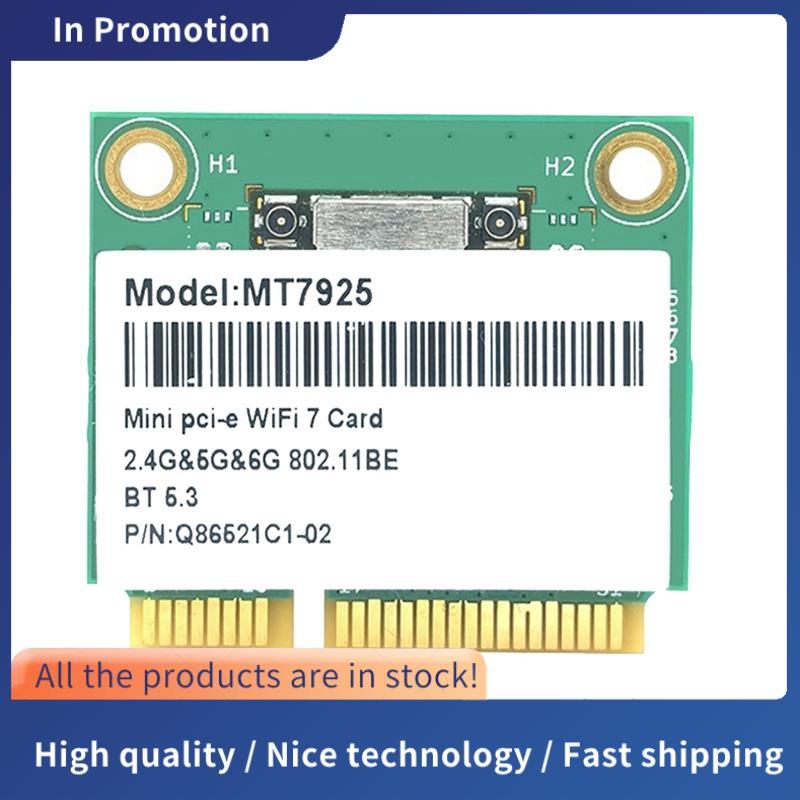 MT7925 WiFi 7 Card Mạng 5400Mbps Bluetooth 5.3 Tri Band 2.4G 5Ghz 6GHz 802.11BE WiFi Adapter MINI PC