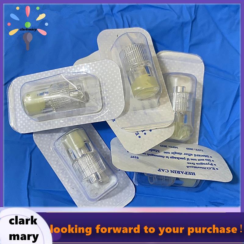 Heparin Cap IV Cannula dùng một lần 100 chiếc cho chó mèo Thú cưng Đồ dùng thú y Mũ Heparin