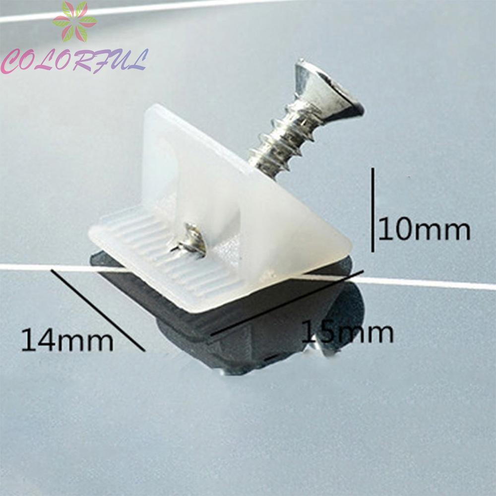 Restore and Strengthen Your Drawers with 100 Pcs Plastic Angle Bracket Fasteners