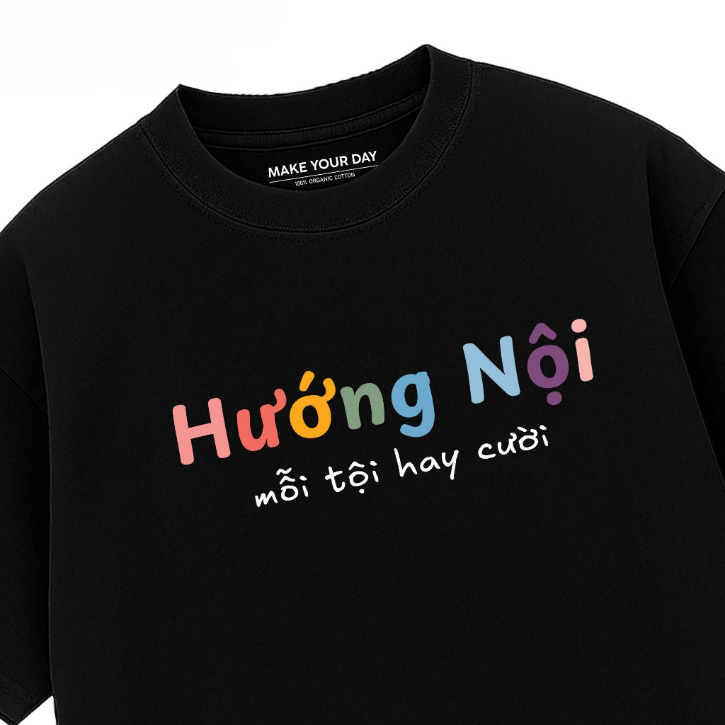 Áo thun rộng thoải mái -in chữ tiếng Việt chữa lành font viết tay nhiều màu macaron-mềm mịn thoáng k