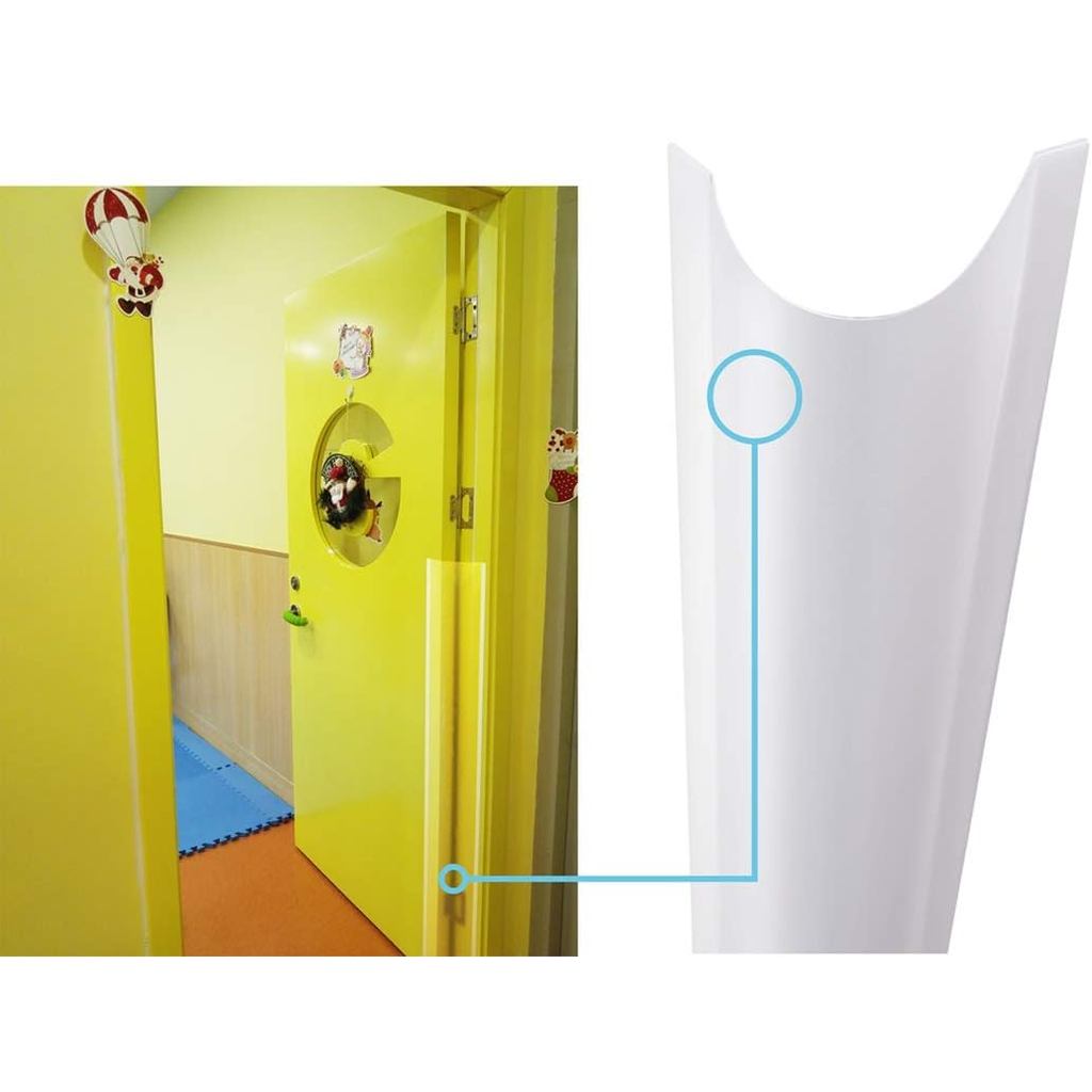 2 CÁI AILUOQI Door Jam Shield Finger Pinch Guard để chống em bé, trẻ em, bản lề Cover Pinch Guard ch