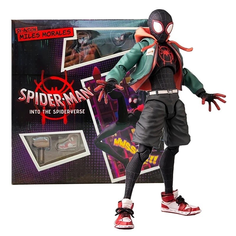 Người nhện Miles Morales Bộ sưu tập nhân vật hành động Sentinel Marvel Verse Nhân vật Đồ chơi mô hìn