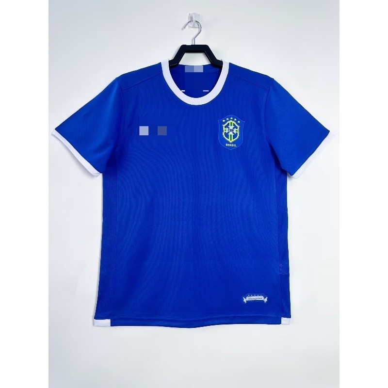 Áo đấu ngắn tay bóng đá sân khách S-XXL Retro 2006 Brazil