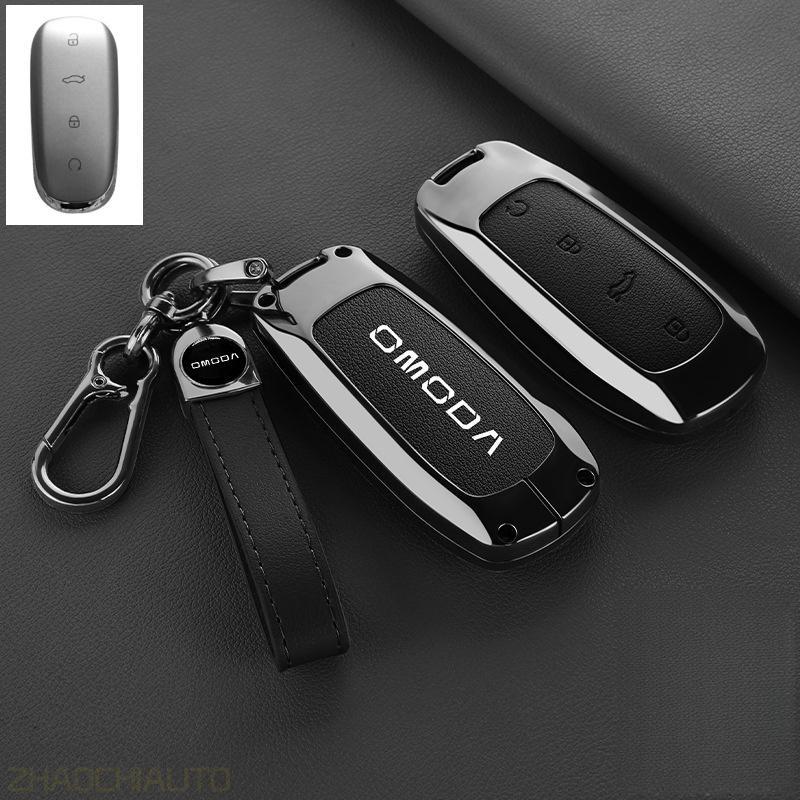 Vỏ chìa khóa điều khiển từ xa ô tô bằng hợp kim kẽm cho OMODA C5 OMODA 5 OMODA 7