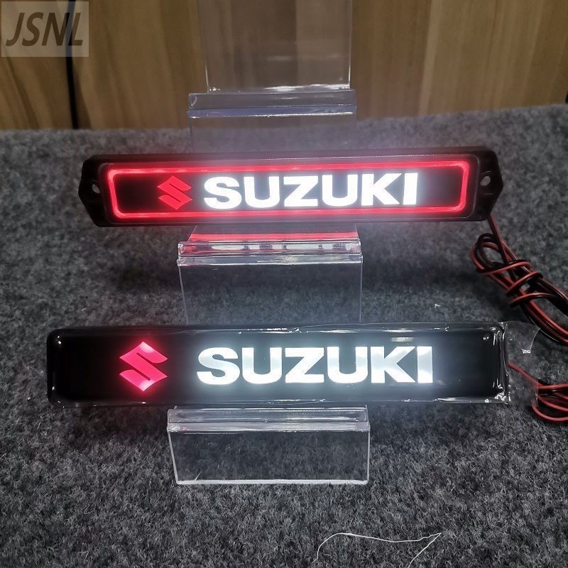 Suzuki Suzuki Suzuki Swift Sửa Đổi Lưới LED Dạ Quang Logo Ô Tô Đèn Hàng Rào Trang Trí Lưới Logo Sửa 