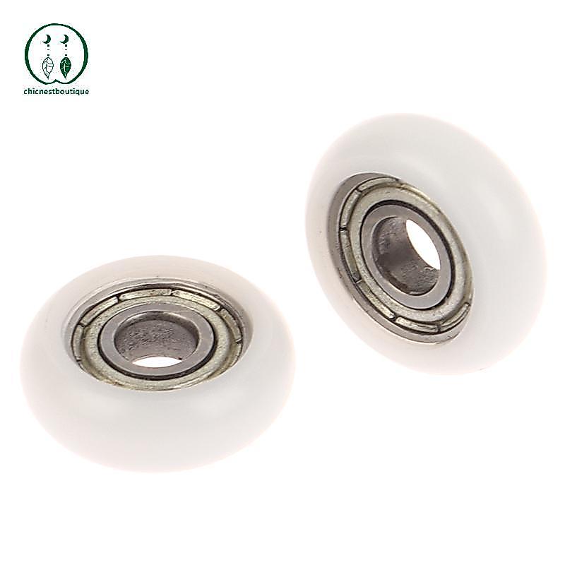 [Chicnest] 2 Chiếc 695ZZ 5x18x6mm POM Nylon Vòng Loại Con Lăn Bánh Xe POM Bọc 695ZZ Mang Ròng Rọc Bá