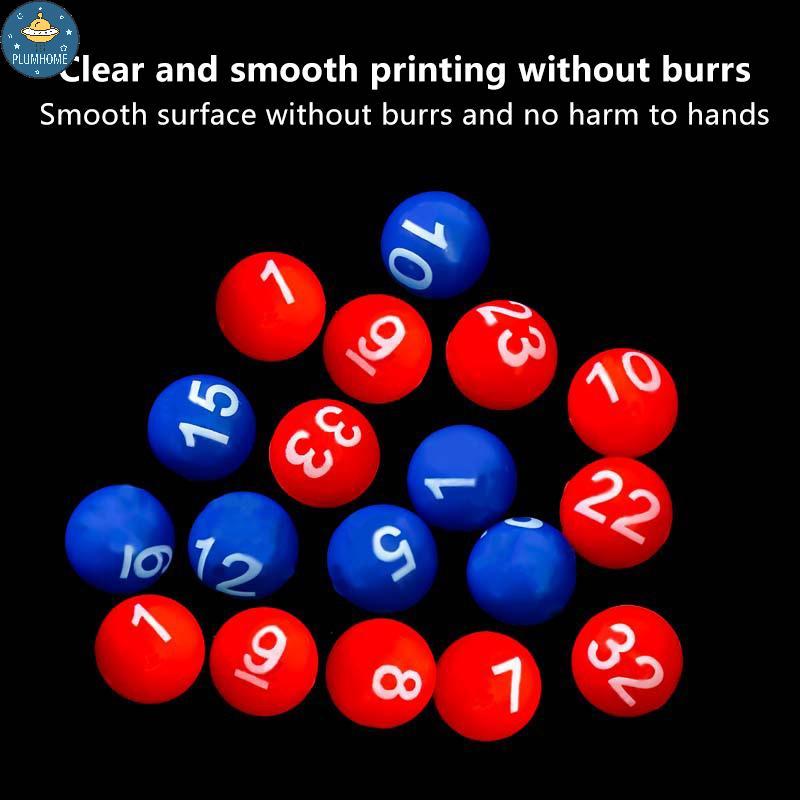 PLUMHOME Luy Lottery Toy Number Piing Machine Mini Lottery Bingo Games Shake Luy Ball Entertainment 