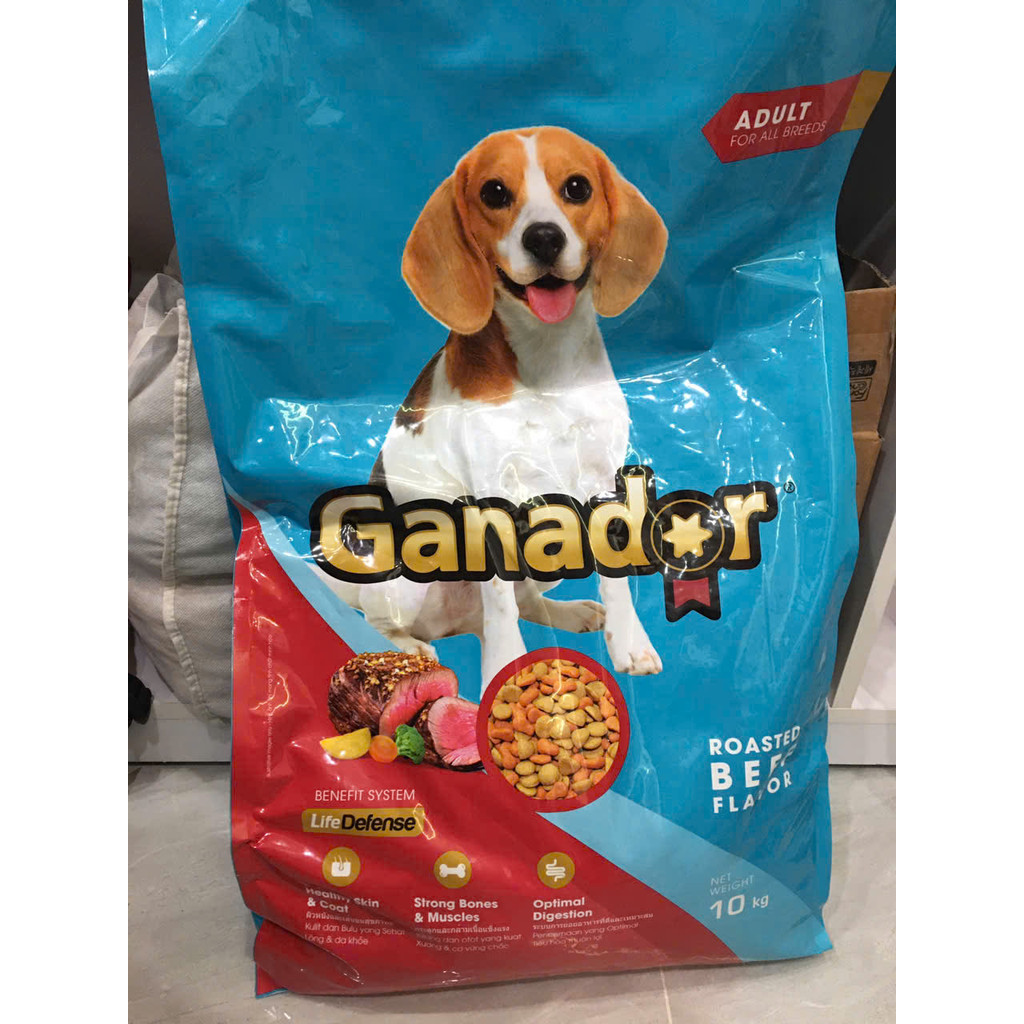 [BAO 10KG SIÊU TIẾT KIỆM] Ganador Adult Roasted Beef Flavor-Bao 10kg-Thức ăn chó