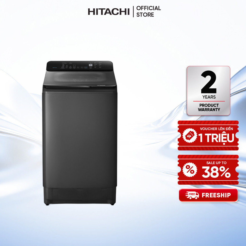 Máy Giặt Hitachi Cửa Trên Inverter - Dual Waterfall model LTL H0MVW0T