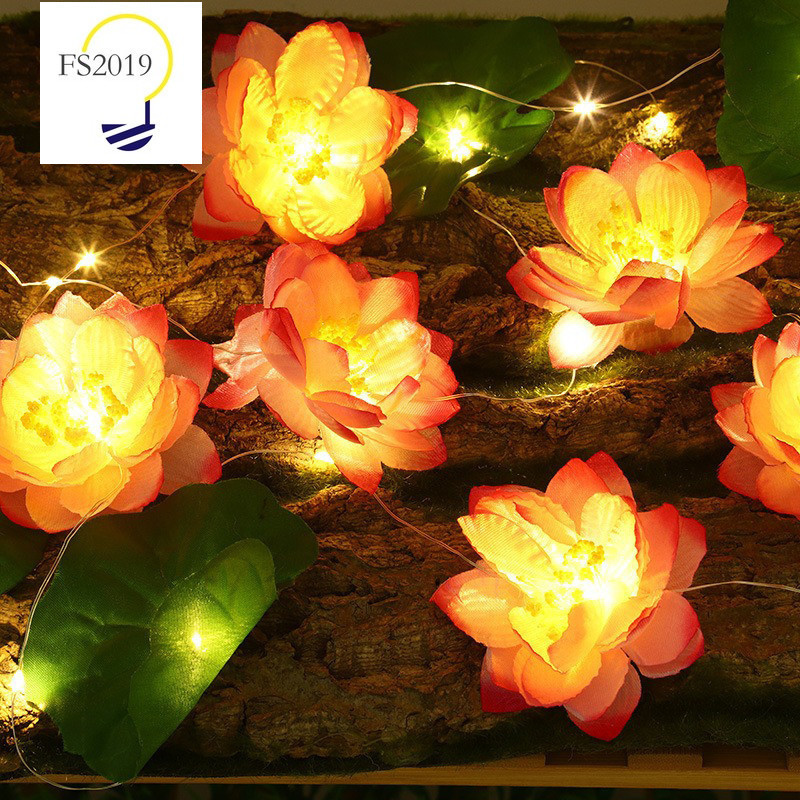 Mới Năng Lượng Mặt Trời LED Mô Phỏng Hoa Sen Đèn Ngoài Trời Chống Nước Diwali Trang Trí Đèn Bể Bơi G