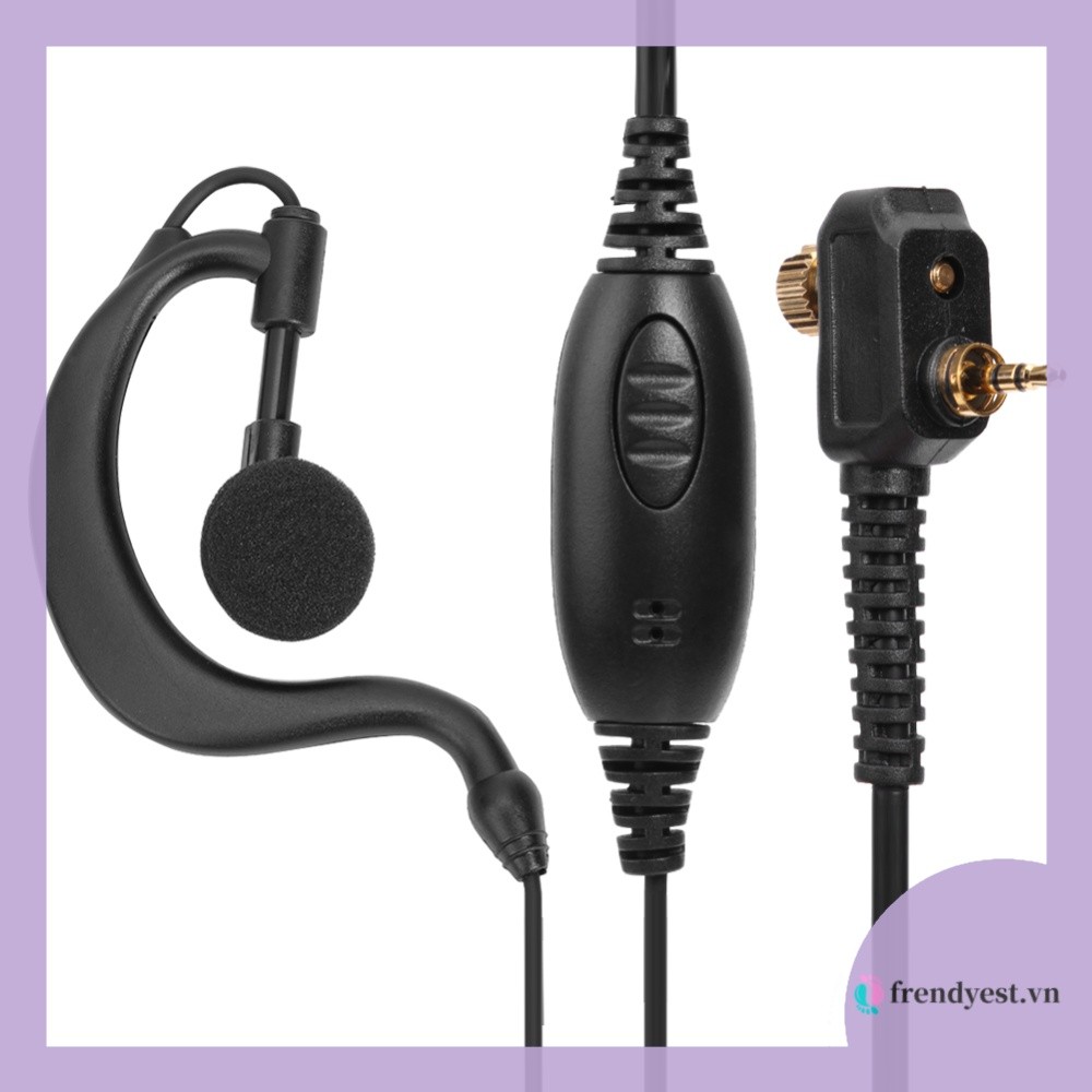 [frendyest.vn] Tai nghe nhét tai 1Pin G Shape 2.5mm đa năng kèm Mic PTT cho Motorola MTH600 MTH650 M