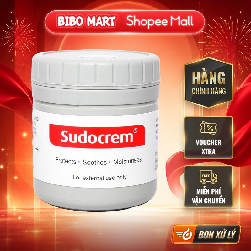 [KOL] Kem chống hăm cho bé Sudocrem Baby Care Cream 60g - BM002