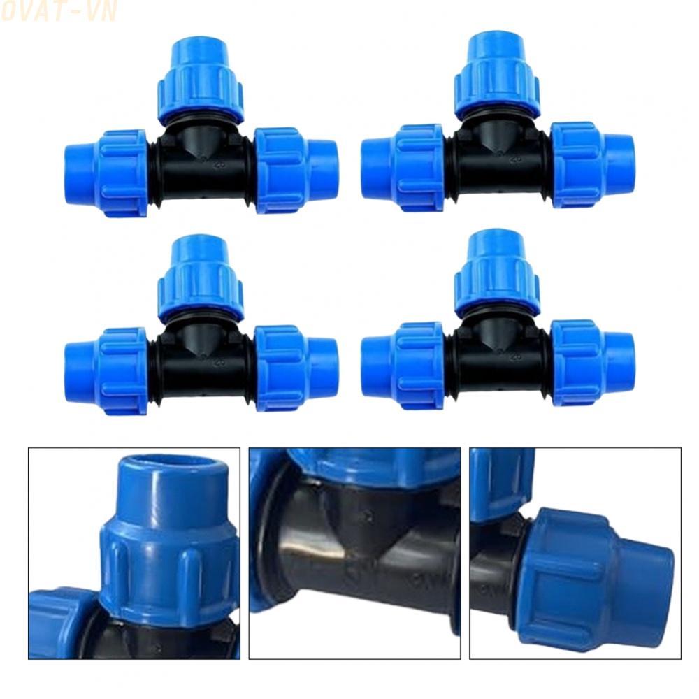 Lắp PE T-Piece 20mm 25mm 32mm cho PE80 PE100 để quản lý nước tưới