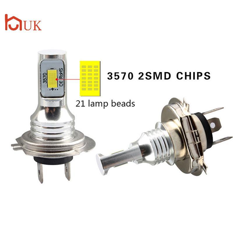UK h7 Led Canbus Đèn Pha H7 Led Lo Beam Bóng Đèn 6000K IP 68 CSP 3570 LED TH