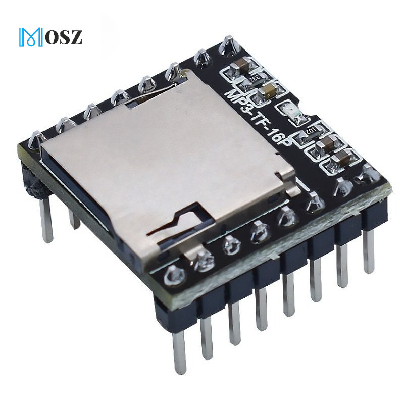 DFPlayer Mini MP3 Player Module Thẻ TF U Đĩa Mini MP3 Player Âm thanh Mô-đun giọng nói Ban IO / Cổng