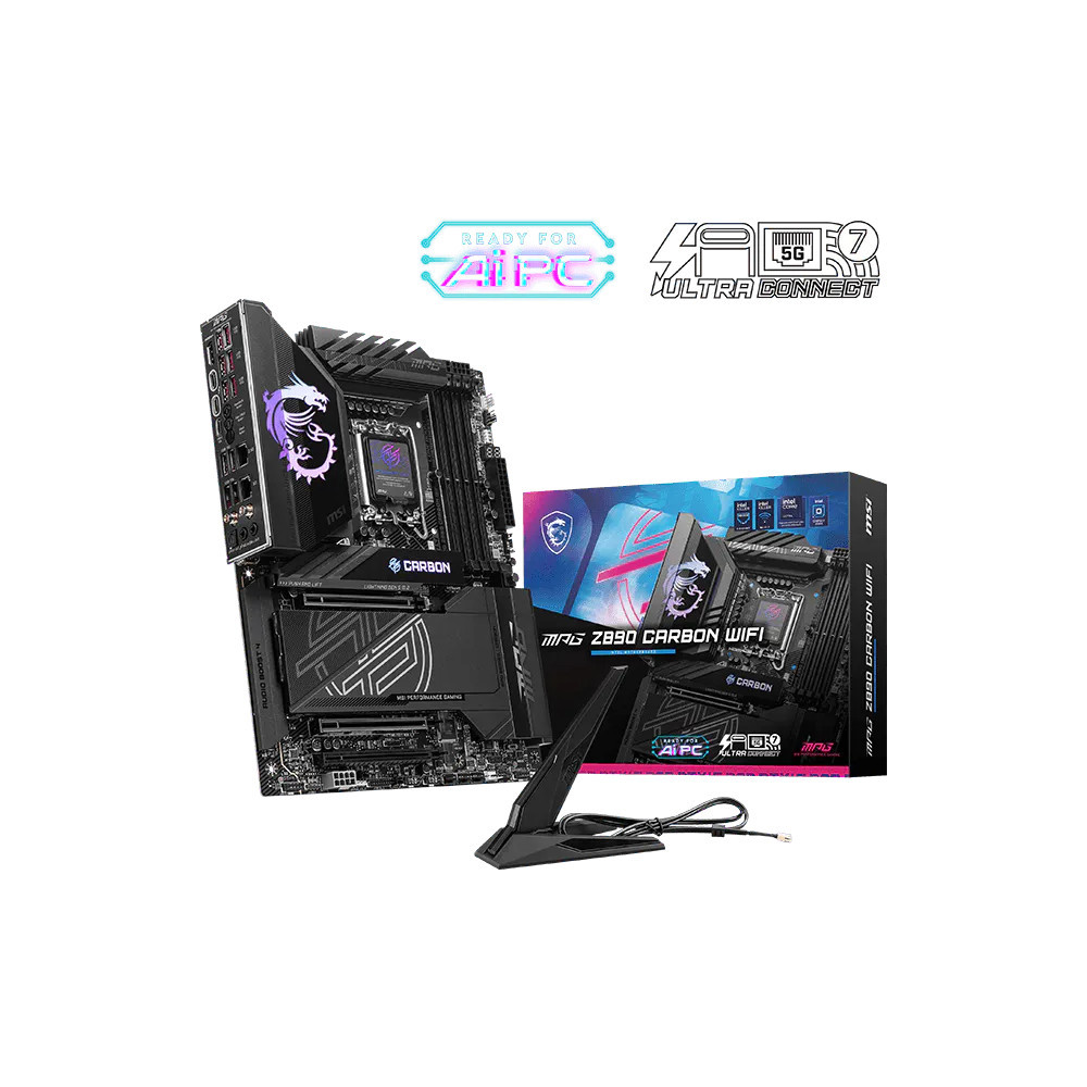 Mainboard MSI MPG Z890 CARBON WIFI ( Intel Z890, Socket 1851, ATX, 4 khe DDR5 ) - Hàng Chính Hãng