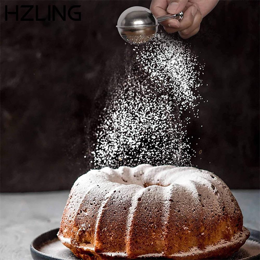 HZLING Powder Sugar Shaker Sifter Bột Sugar Dusting Wand