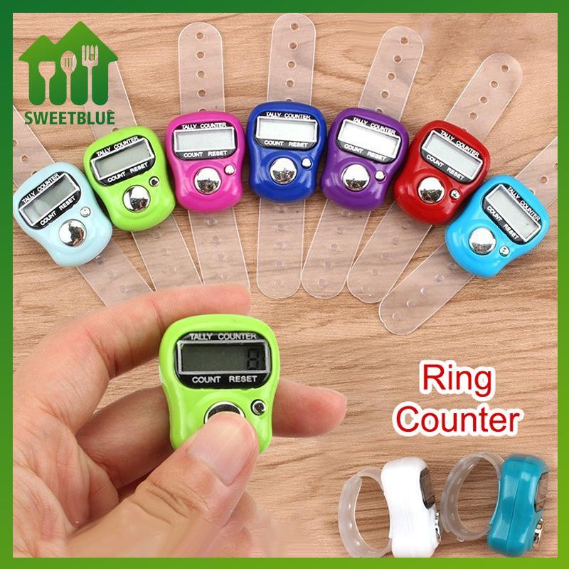 SWEET Finger Counter La bàn LED Điện tử cầm tay Tally Counter Clier Counter Ring n