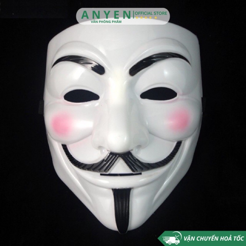 Mặt nạ hacker Anonymous trung thu halloween hóa trang