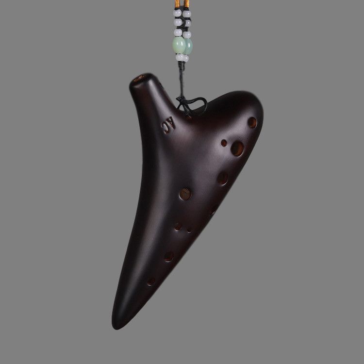 Kèn Ocarina 12 lỗ tone AC gốm sứ phong cách 168 nhạc cụ biểu diễn giảng dạy trường học, chất lượng s