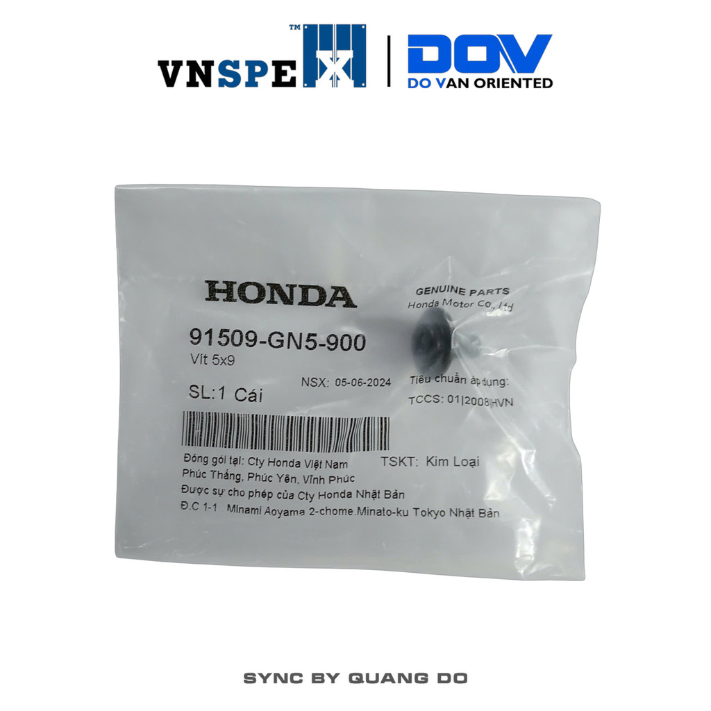 Vít 5X9 HONDA Dream - 91509GN5900