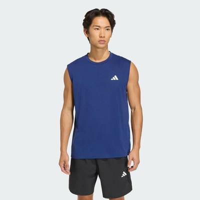 adidas Gym & Training ÁO THUN KHÔNG TAY WORKOUT ESSENTIALS FEELREADY Nam Màu xanh da trời KD5425