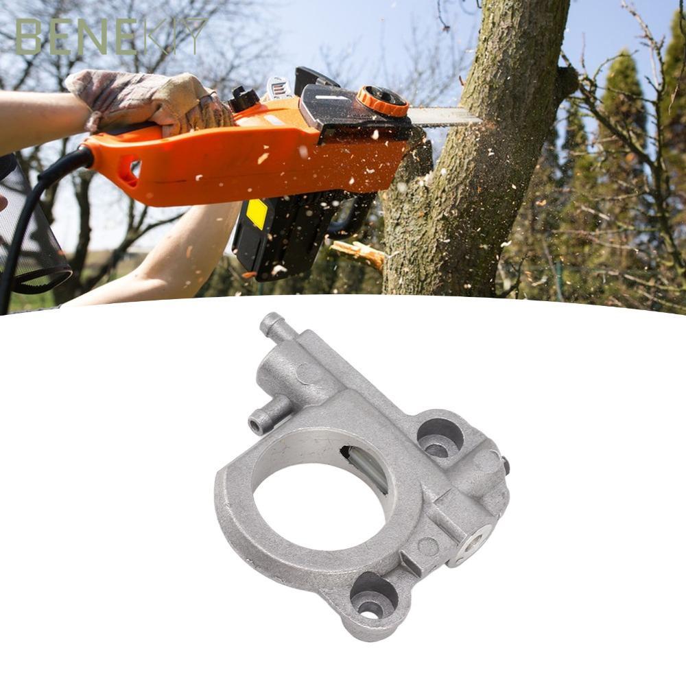 BENEKIY Auto Oiler Hội, Dễ dàng lắp đặt Máy bơm dầu cưa xích bạc, Máy bơm dầu cưa xích sắt nhỏ gọn c