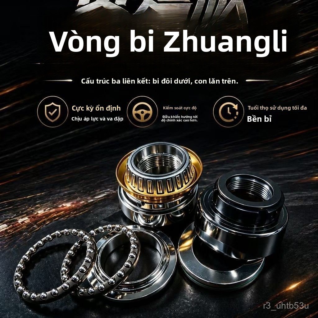 Vòng bi cổ lái 2 hàng bi cho xe điện Segway E-scooter NIU bạc đạn chịu áp lực bán chạy