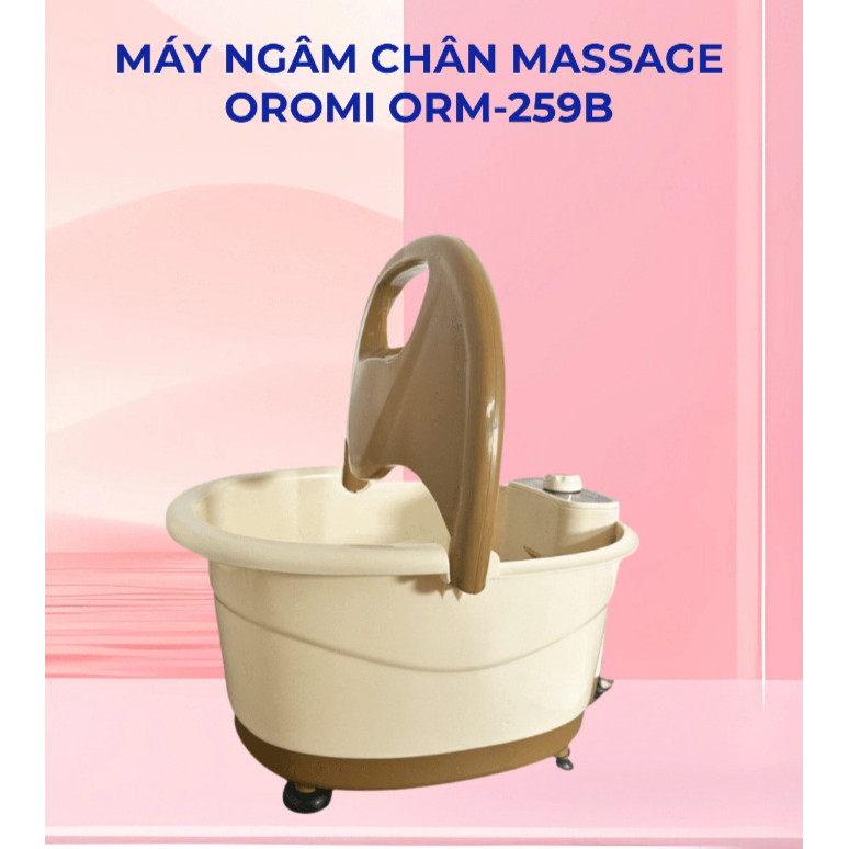 Máy Ngâm Chân Massage OROMI ORM-259B - Hồng Ngoại, Sục Khí, Dung Tích 5L