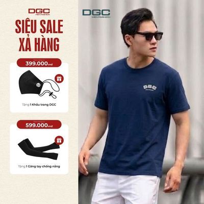 Áo thun ngắn tay DGC Chất Vải Thoáng Mát, Thấm Hút Mồ Hôi - SATBC19M