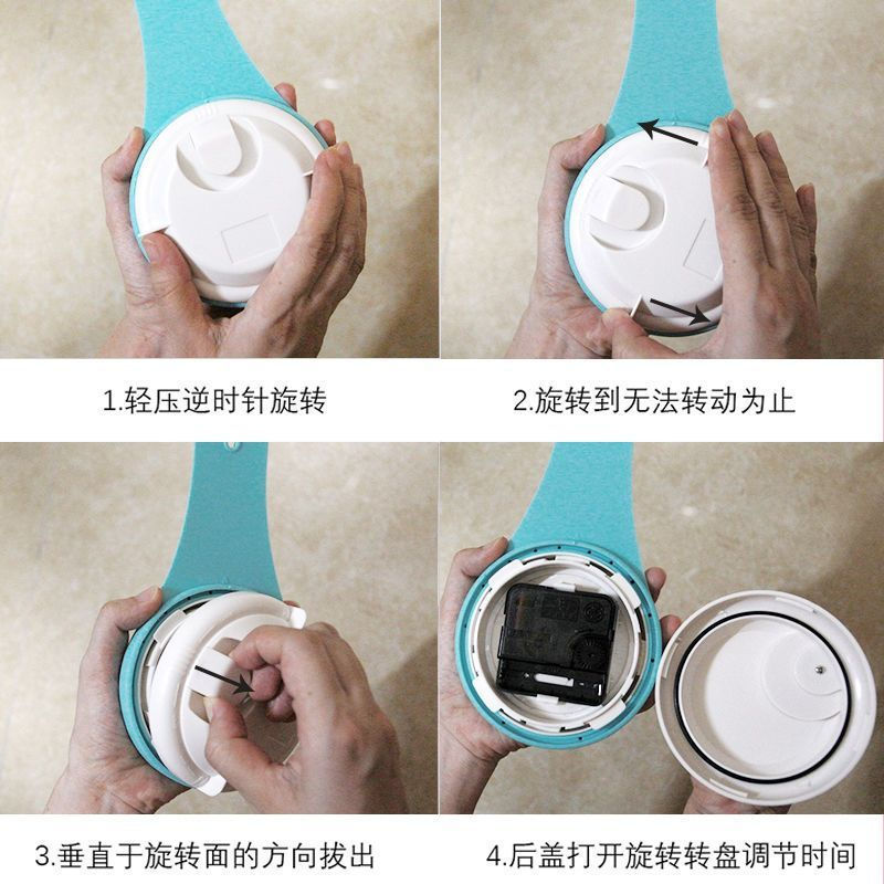 New Product#Small wall clock for kitchen and bathroom, wall-mounted, creative, simple, modern, mini,