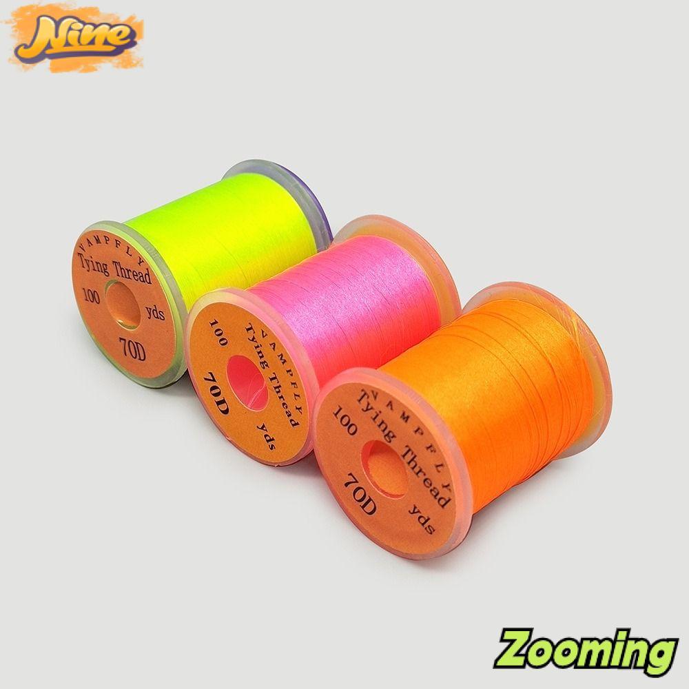 ZOOMING Fly Tying Thread Line, Thread Spool Salmon Fly Fishing Line, Super Strong Bass Premium Fishi