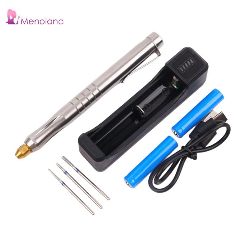 DIY Crafts Bút khắc điện Nhỏ gọn Di động Bộ Etcher có bit dành cho nghệ sĩ và các dự án sở thích