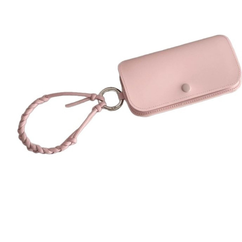 [Stylish & Durable] Leather Braided Rope Glasses Case/Portable Sunglasses Organizer/Women's Bag/Wris