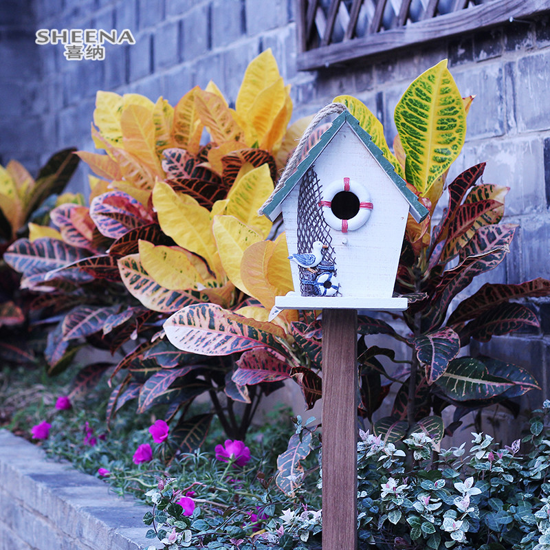 Hawaiii Hero Island Bird House Bird Nest Bird Nest Sân Ngoài Trời Trong Nhà Mẫu Giáo Làm Vườn Trang 