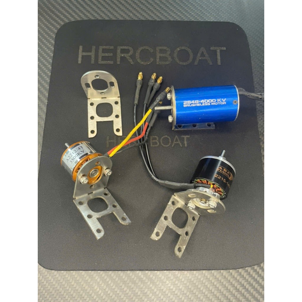 Đế motor inox (kèm 2ốc M3) 2212,2217,  2215, 2838,2848,2845,28xx,29xx cho tàu điều khiển từ xa.