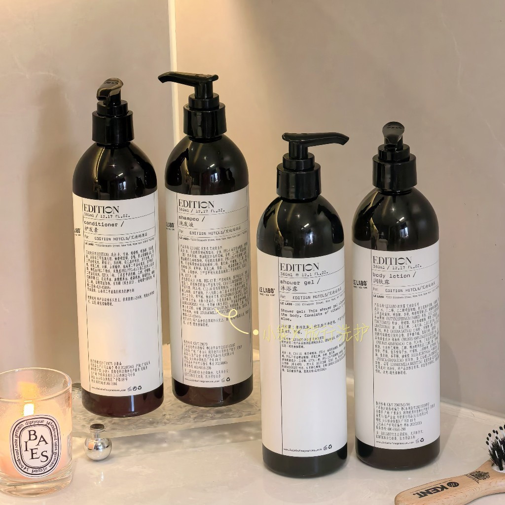 Bộ nước rửa và chăm sóc nước hoa trà đen LeLabo29 chính thức của khách sạn Addison 360ml thay thế ph