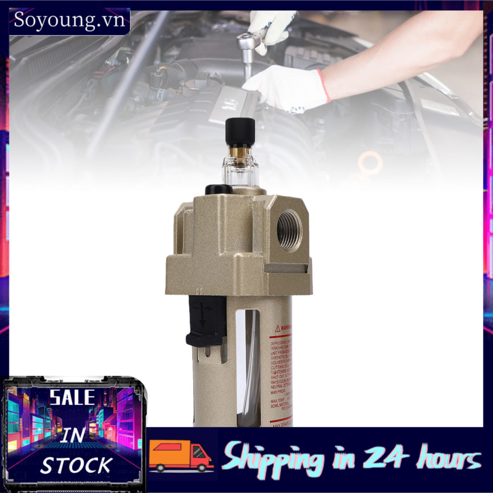Soyoung Máy bôi trơn sương mù dầu khí nén AL3000-03 Giao diện ren 3/8 inch Bộ lọc tách nước máy nén 