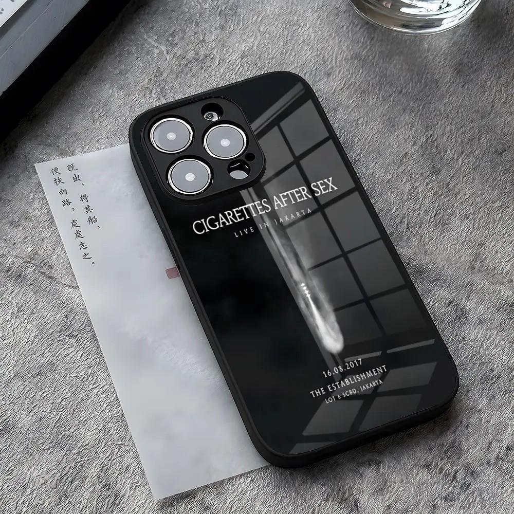 BK-1 C-Gigarettes Afters Sex Band Ốp Điện Thoại Cho 17 IPhone 18 16 Pro Max 14 Plus 12 13 Mini 11 15