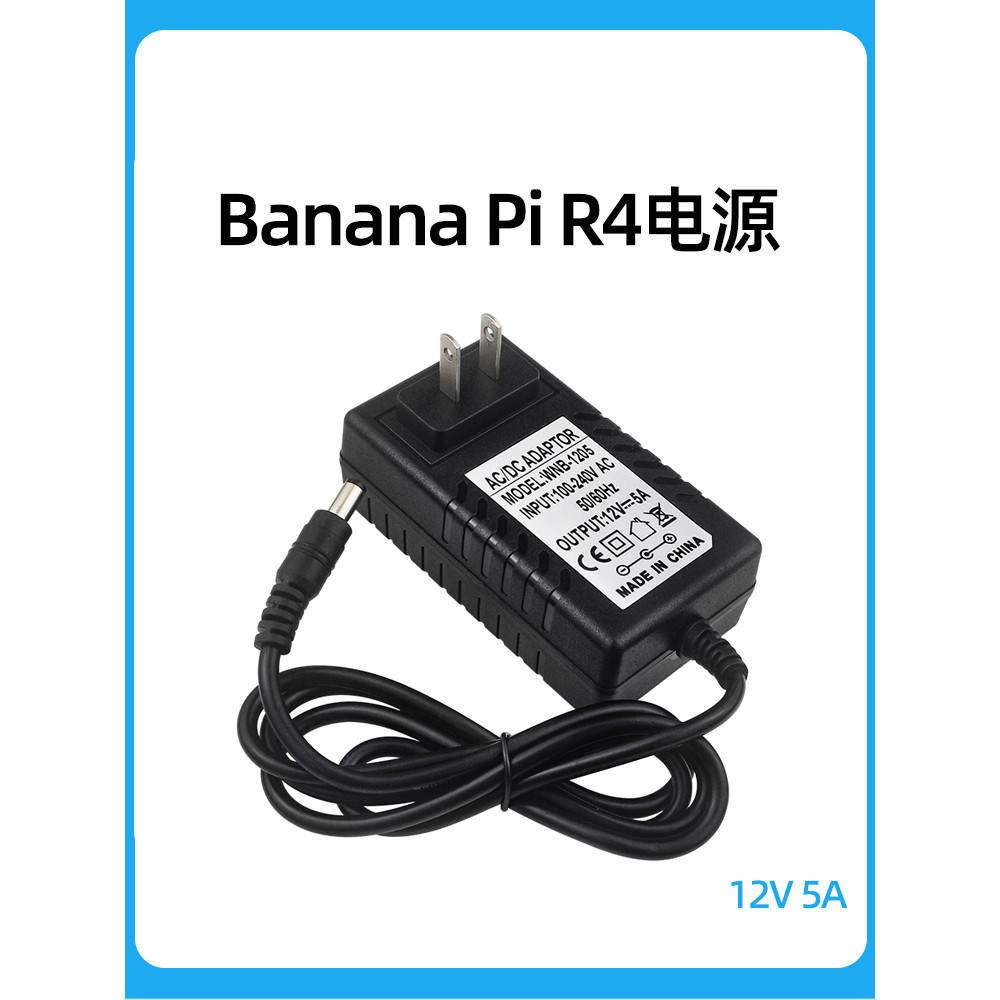 Banana Pie Banana Pi R4 Bộ chuyển đổi nguồn BPI-R4 Ban phát triển 12V 5A Bộ nguồn DC Giao diện