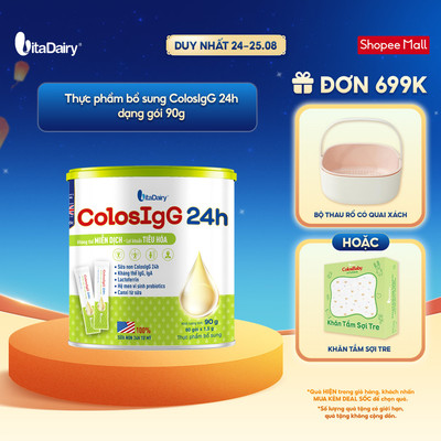 Thực phẩm bổ sung ColosIgG 24h dạng gói 90g – Bổ sung dinh dưỡng, tiện lợi sử dụng