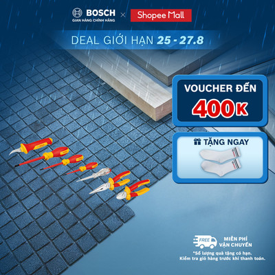 Bộ Đồ Nghề Cách Điện VDE Đa Năng 7 Món Bosch – Toàn Diện, An Toàn 1000V, Chuẩn Đức