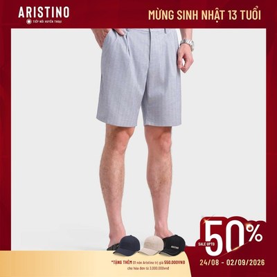 [Aristino x Đăng Khôi] Quần Short Âu Nam Aristino ASO219SAH2