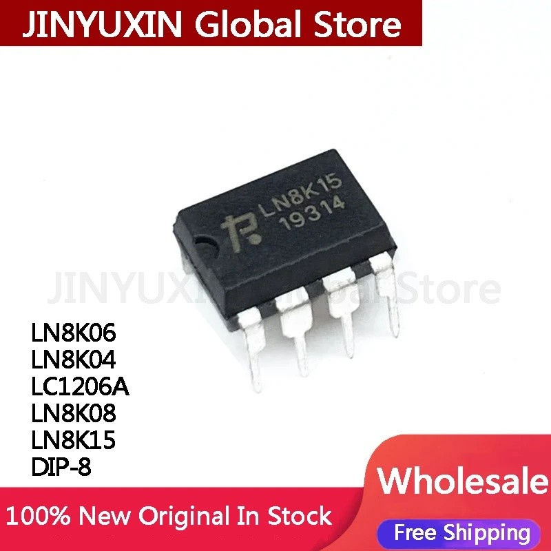 1-5 Cái LN8K06 LN8K04 LC1206A LN8K08 LN8K15 DIP-8 IC Chip Còn Hàng Bán Buôn