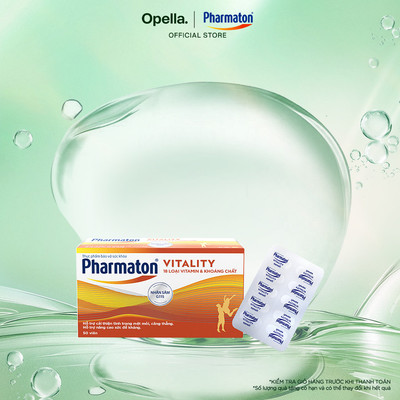 Thực Phẩm Bảo Vệ Sức Khỏe Pharmaton Vitality Dạng Vỉ Tiện Lợi Hộp 50 Viên