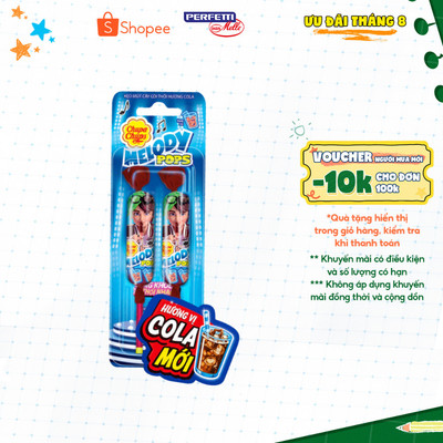 Kẹo Mút Còi Thổi CHUPA CHUPS Hương Cola 30G