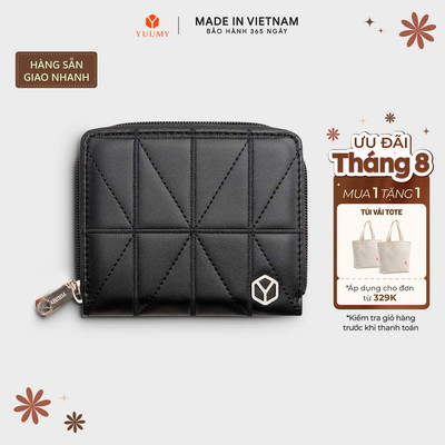 Ví Yuumy (Thời trang nữ thiết kế chần chỉ - Ví da Seasand YV111)