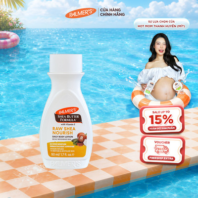 [Chính hãng] (Mini Size) Sữa dưỡng thể dưỡng ẩm chuyên sâu Bơ hạt mỡ Palmer's 50ml
